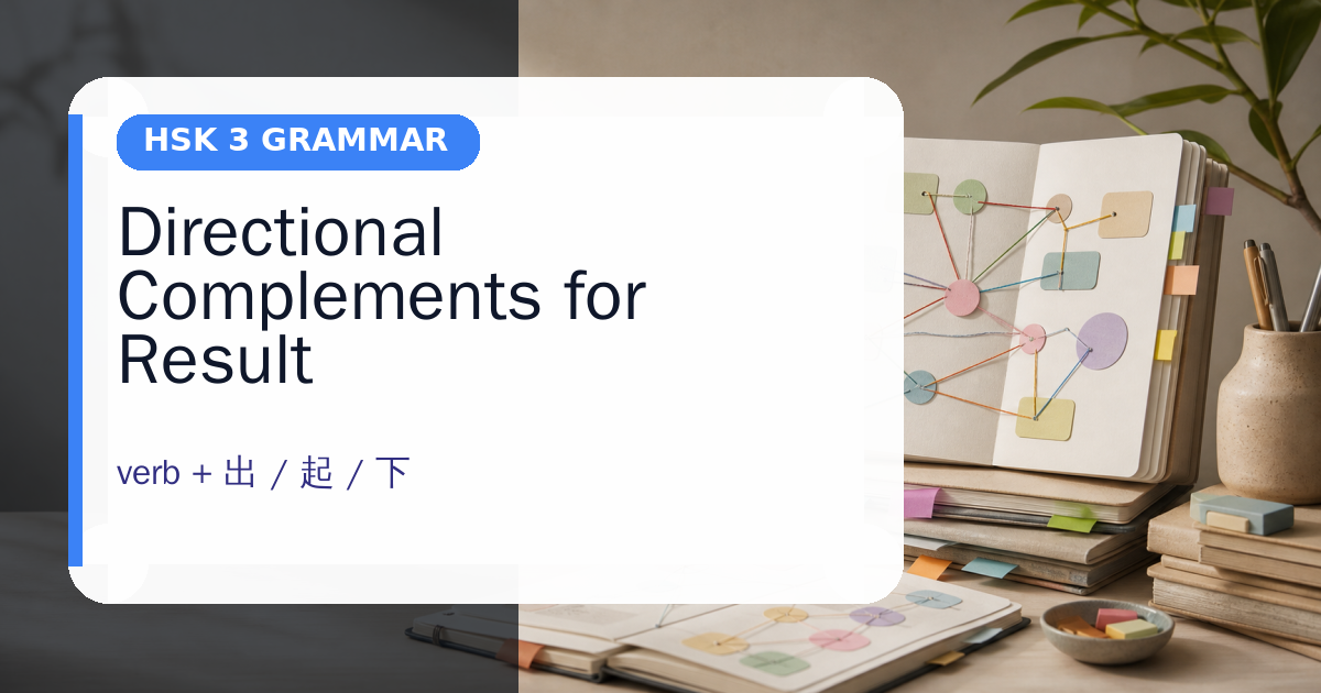 Directional Complements for Result cover